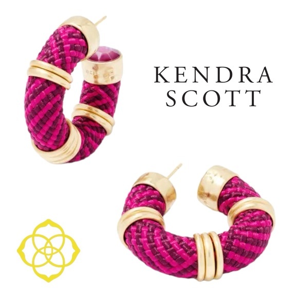 Kendra Scott Jewelry - NWT Maya Corded Hoop Earrings